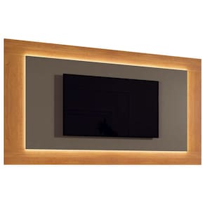 Painel Atenas para TV até 58 Polegadas com LED Mavaular Cor Naturale Platinum