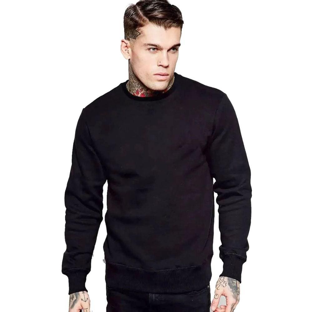 Blusa de Moletom Básico Liso Thug Life Swag Outlet