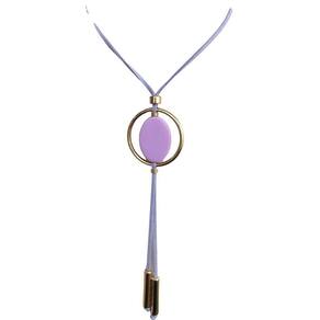 Colar Armazém Rr Bijoux Resina Círculo Dourado