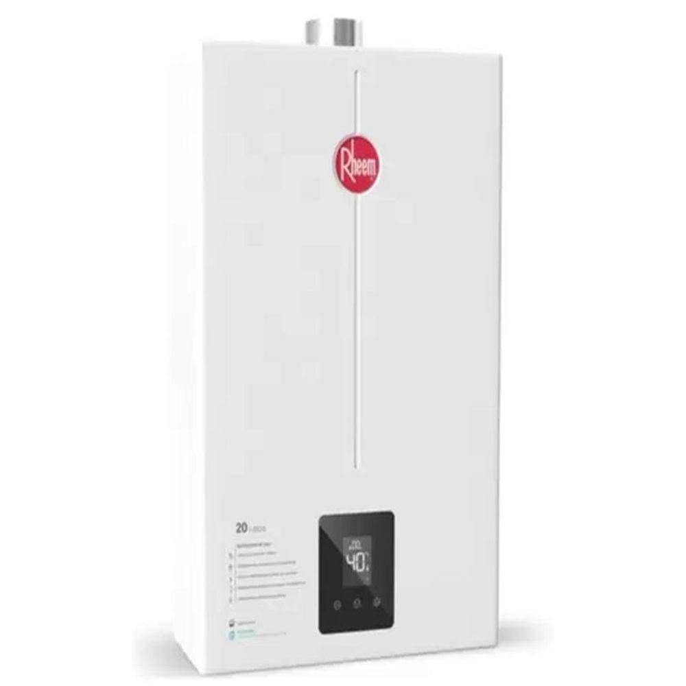 Aquecedor Digital De Passagem A Gás GN e GLP 20L Rheem