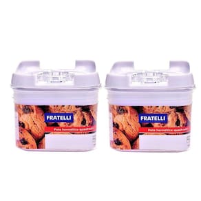 Kit Conjunto De 2 Potes Herméticos Temperos 280Ml