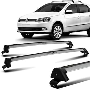 Rack De Teto Vw Gol E Voyage 4 Portas 2009 A 2018 Prata Prata Especifico