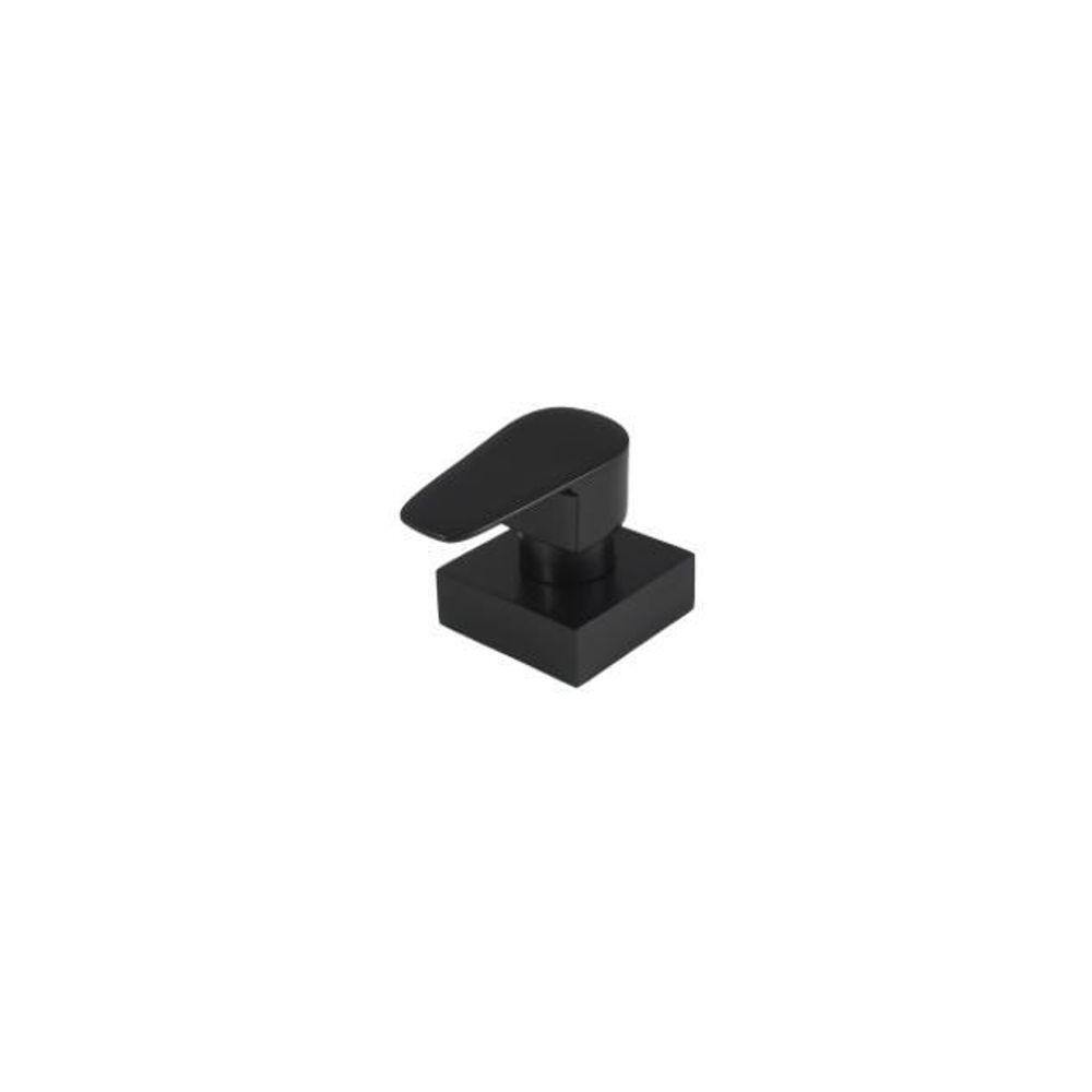 Acabamento De Registro Base Docol 1/2 E 3/4 E 1  Pequeno  Preto Fosco - Led