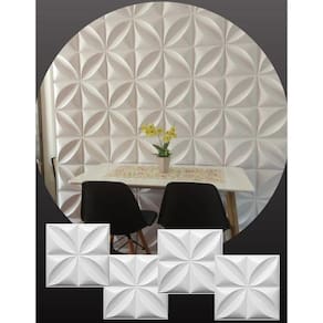 Renove Sua Casa Revestimento 3D Moderno 46 Unid Placas De Parede