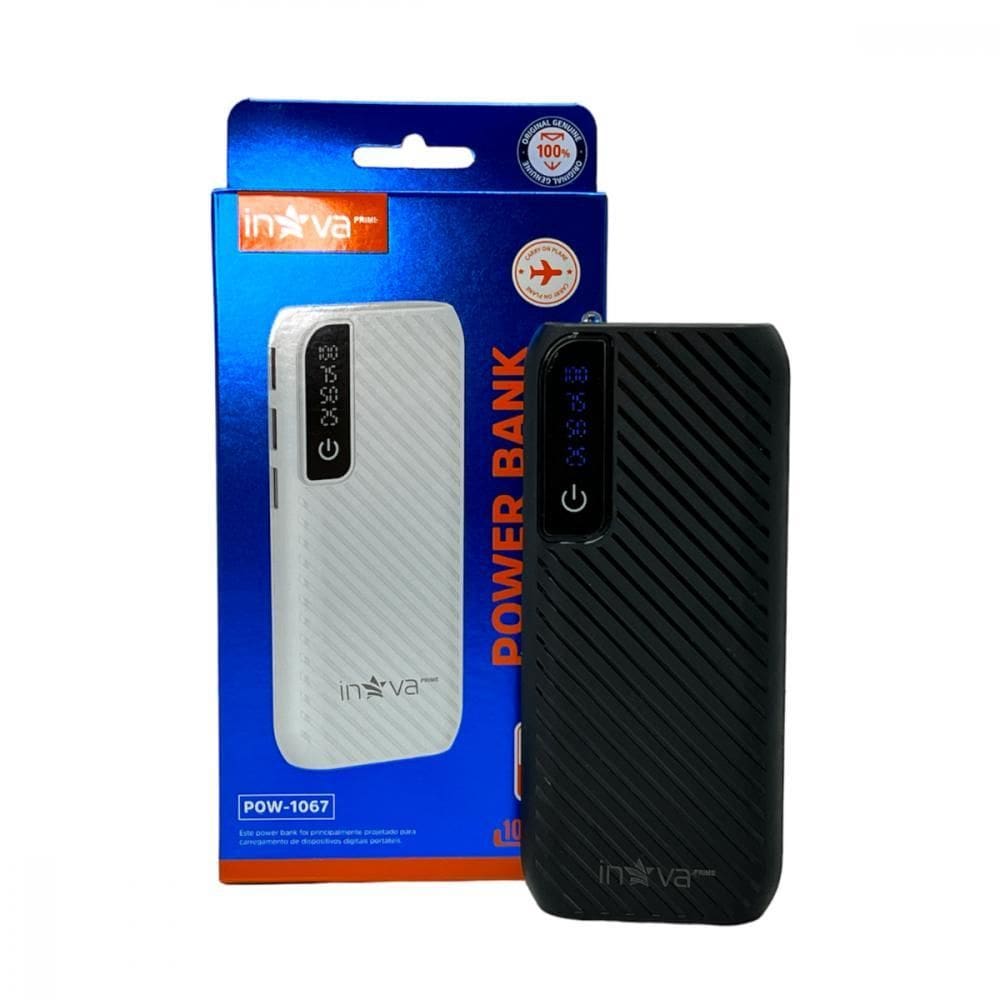 Carregador Portátil Inova Prime Power Bank Turbo 10000 Mah