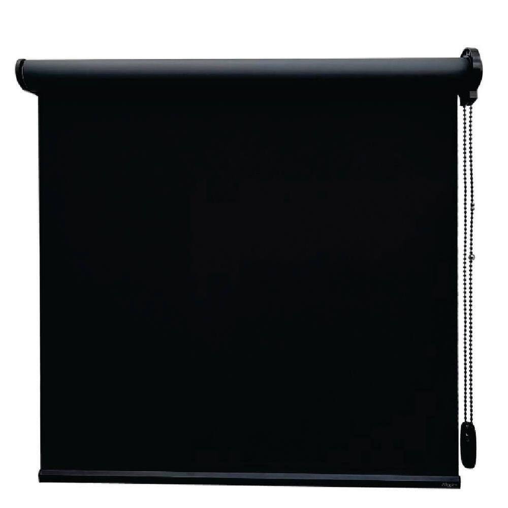 Persiana Rolo Blackout Pinpoint Preta - 1,60m x 1,60m