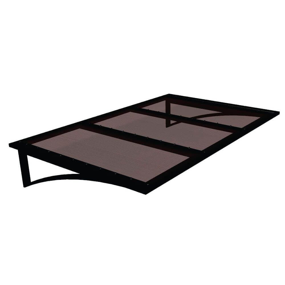 Toldo Fixo em Policarbonato Alveolar Bronze - 1,50m x 1,00m