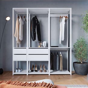 guarda-roupa closet belga 4 gv branco