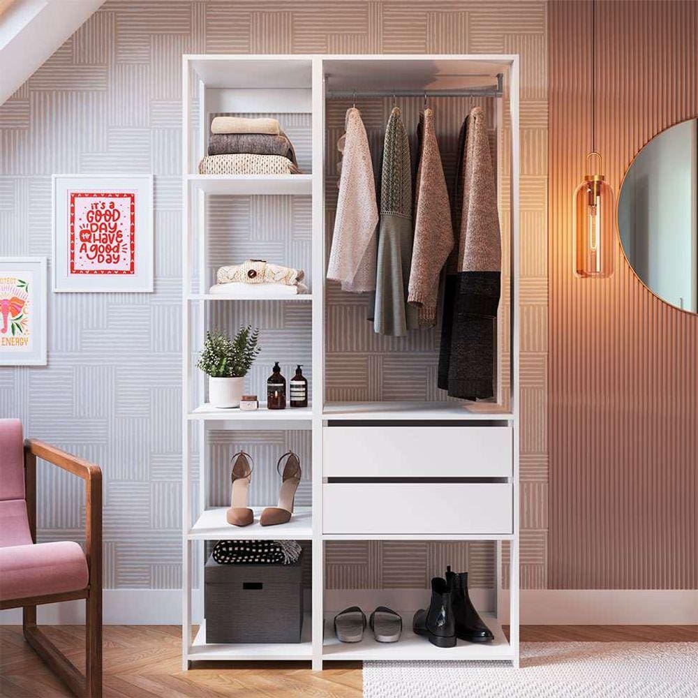 guarda-roupa closet belga 2 gv branco