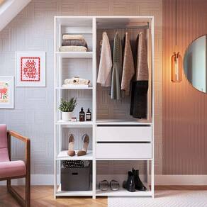 guarda-roupa closet belga 2 gv branco