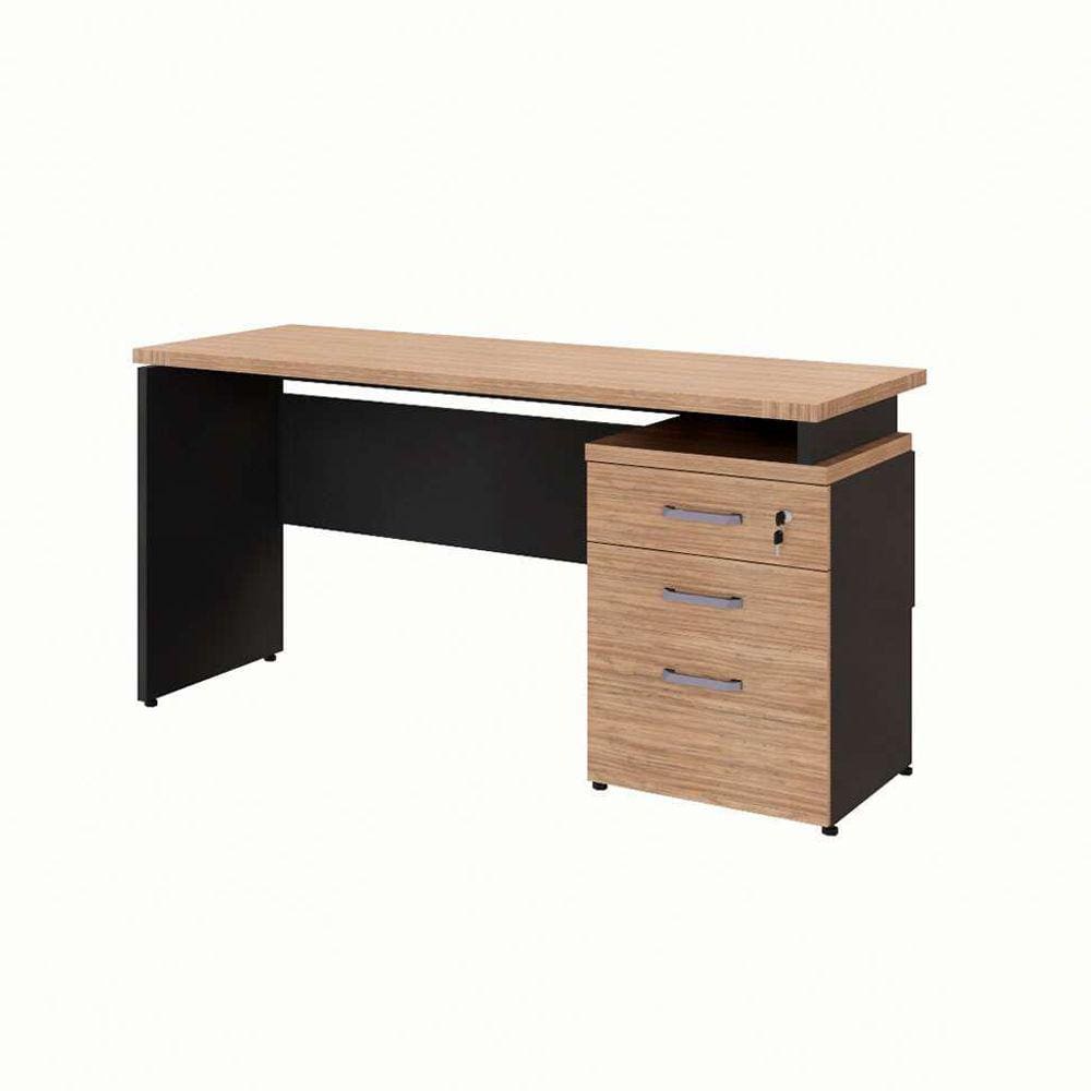 escrivaninha yaris 3 gv ameixa e preta 150 cm