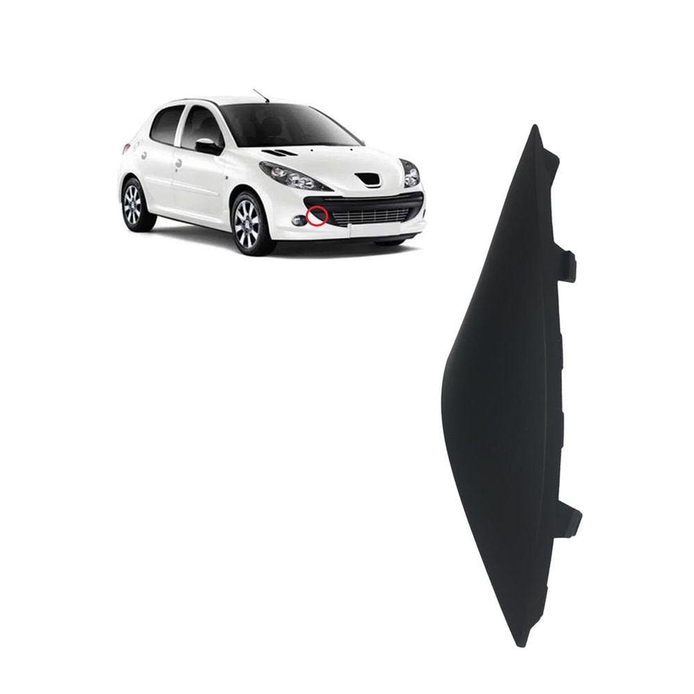Tampa Reboque Para-choque Dianteiro Peugeot 207 2008 2009 10