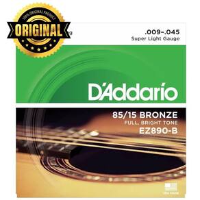 Encordoamento Daddario para Violão Aço EZ890-B 009/045 Bronze