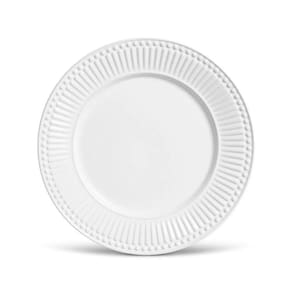 Conjunto 6 Pratos Rasos Roma Branco 26cm Porto Brasil