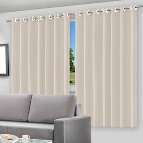 Cortina Blecaute Blackout 280X220cm Com Ilhós Corta Luz 100% Pvc Diversas Cores