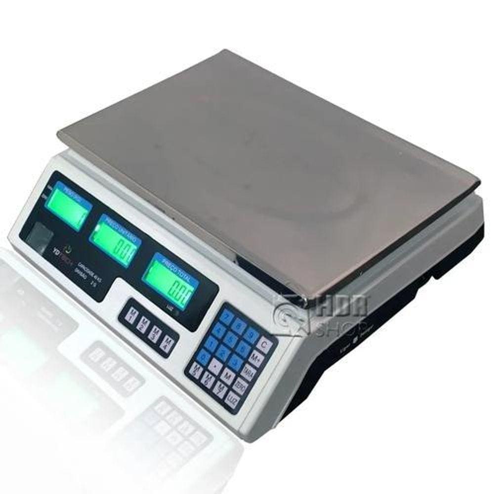 Balança Digital 40 Kg Cinza
