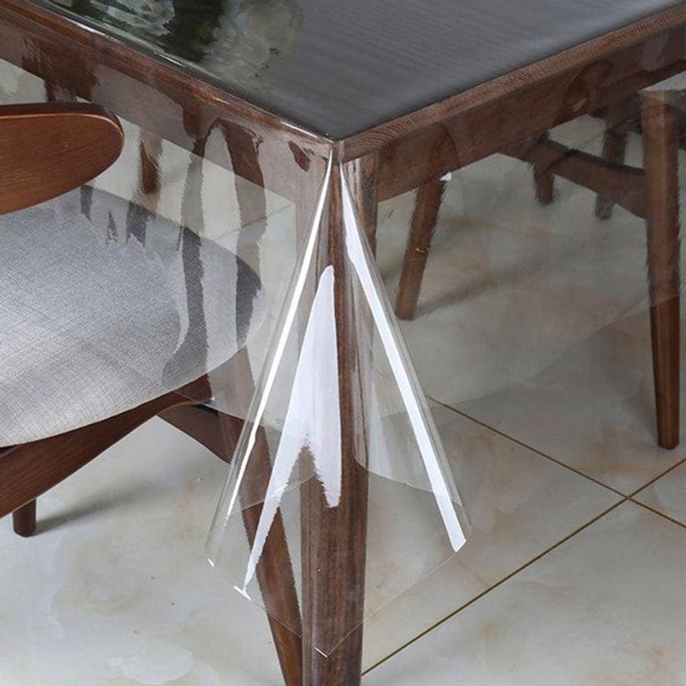 Toalha Protetor De Mesa Plástico 70X70 Cm