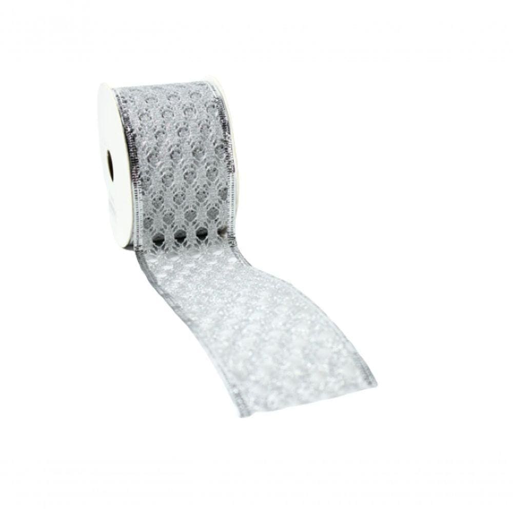 Fita Decorativa Prata Ft2086