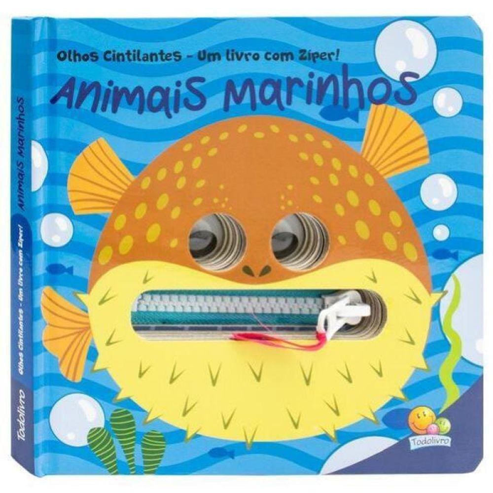 Olhos Cintilantes - Um Livro Com Zíper: Animais Marinhos