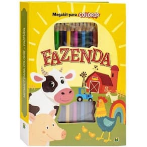Megakit Para Colorir: Fazenda