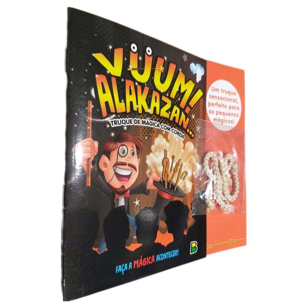 Livro Físico Vuum! Alakazan... Truque de Mágica com Corda Faça a Mágica Acontecer