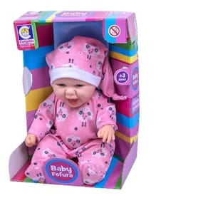 Boneca Bebê - Baby Fofura Com Touca - Cotiplás