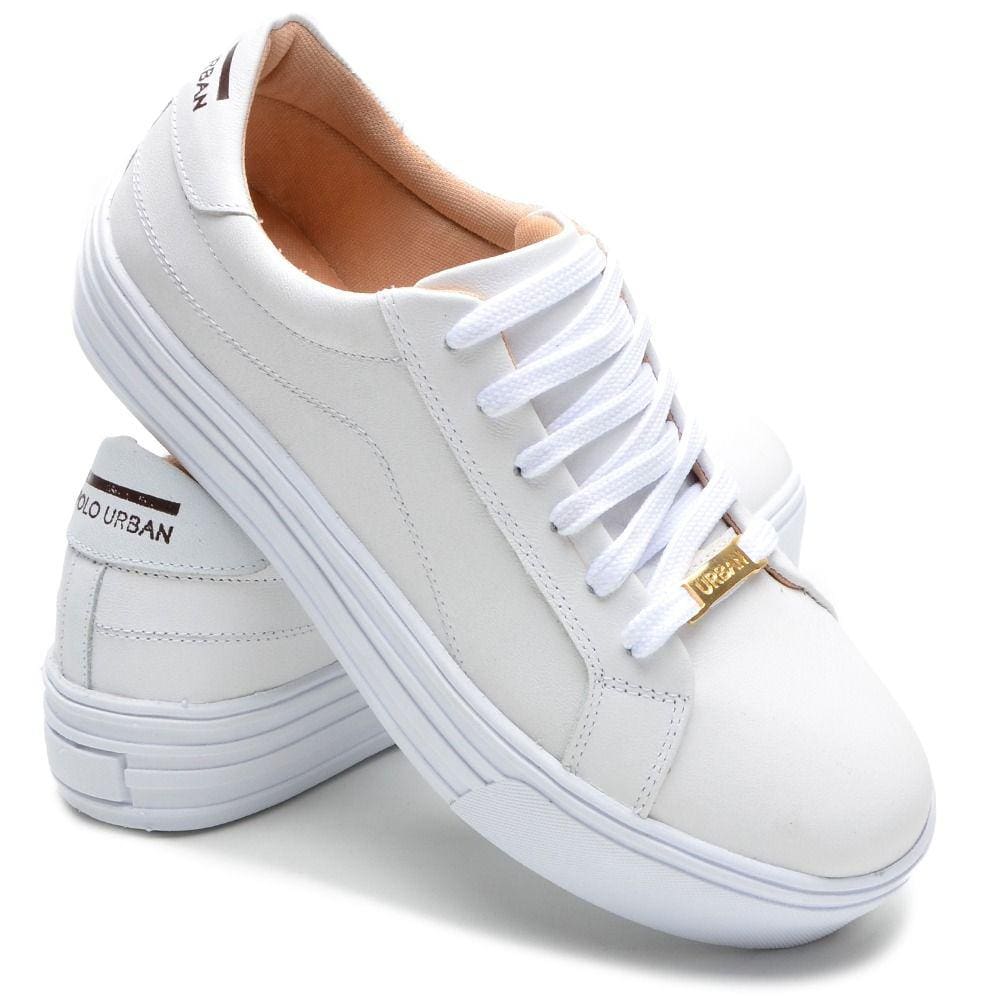 Tenis branco feminino fashion barato