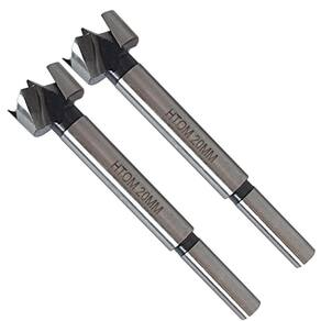 Kit 2 Broca Forstner 20Mm Furadeira Madeira Dobradiça Caneco