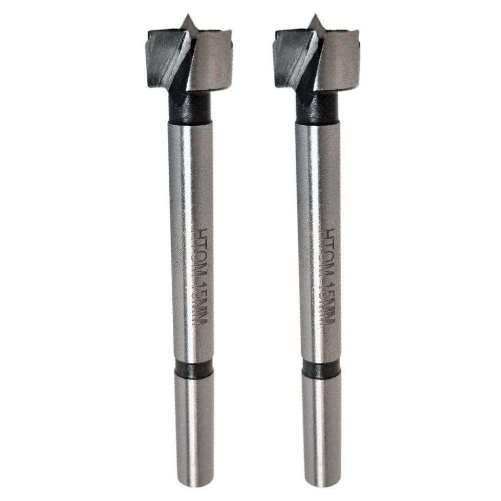 Kit 2 Broca Forstner 15Mm Furadeira Madeira Dobradiça Caneco