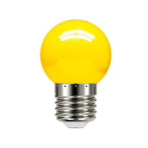 Lâmpada Led Taschibra Bolinha Tbl 1w Colorida E27 220v Amarela