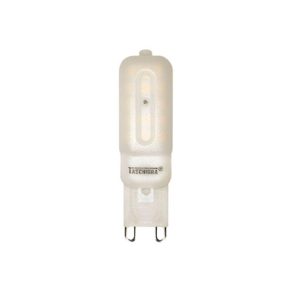 Lâmpada Led Taschibra G9 Drops 2,5w Leitosa 2700k Luz Quente 220v