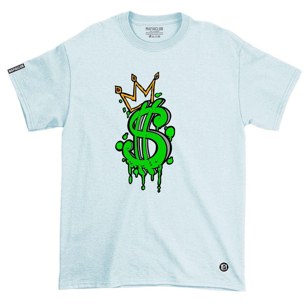 Camiseta Mafiaclub Money gola redonda fio 30.1 penteado