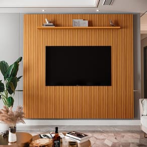 Painel Ripado 3D para TV Até 75 Polegadas Print 225cm