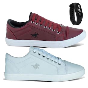 Kit 2 Sapatênis Casual Masculino Tenis Polo Energy + Relógio