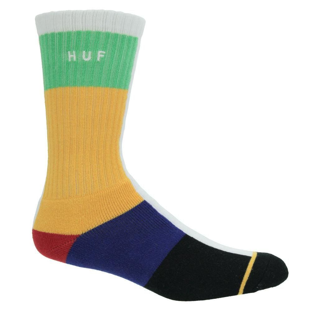 Meia HUF Blocked Out Sock Preta - Unissex
