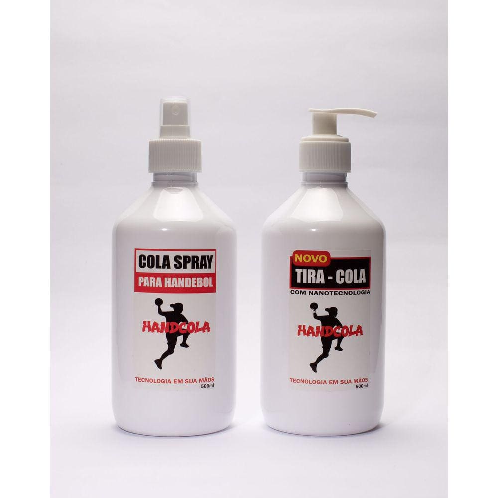 Kit Cola Spray para Handebol + Removedor HandCola 500ml