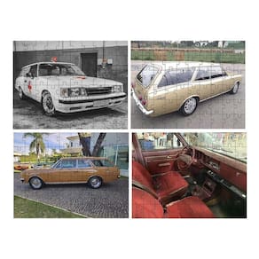 Kit 4 Quebra-Cabeças Cognitivos Carros Caravan De 60 Peças