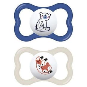 Chupeta Supreme - 6+ Meses Azul - Embalagem Dupla - Mam