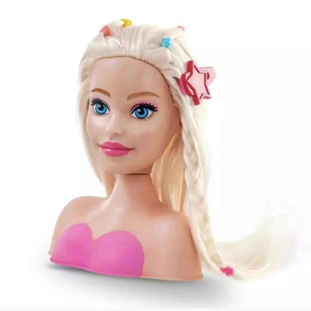 Obobb Rapunzel brinquedos, boneca de maquiagem, brinquedo de vestir, para  presentes, cabeça de boneca para pentear o cabelo