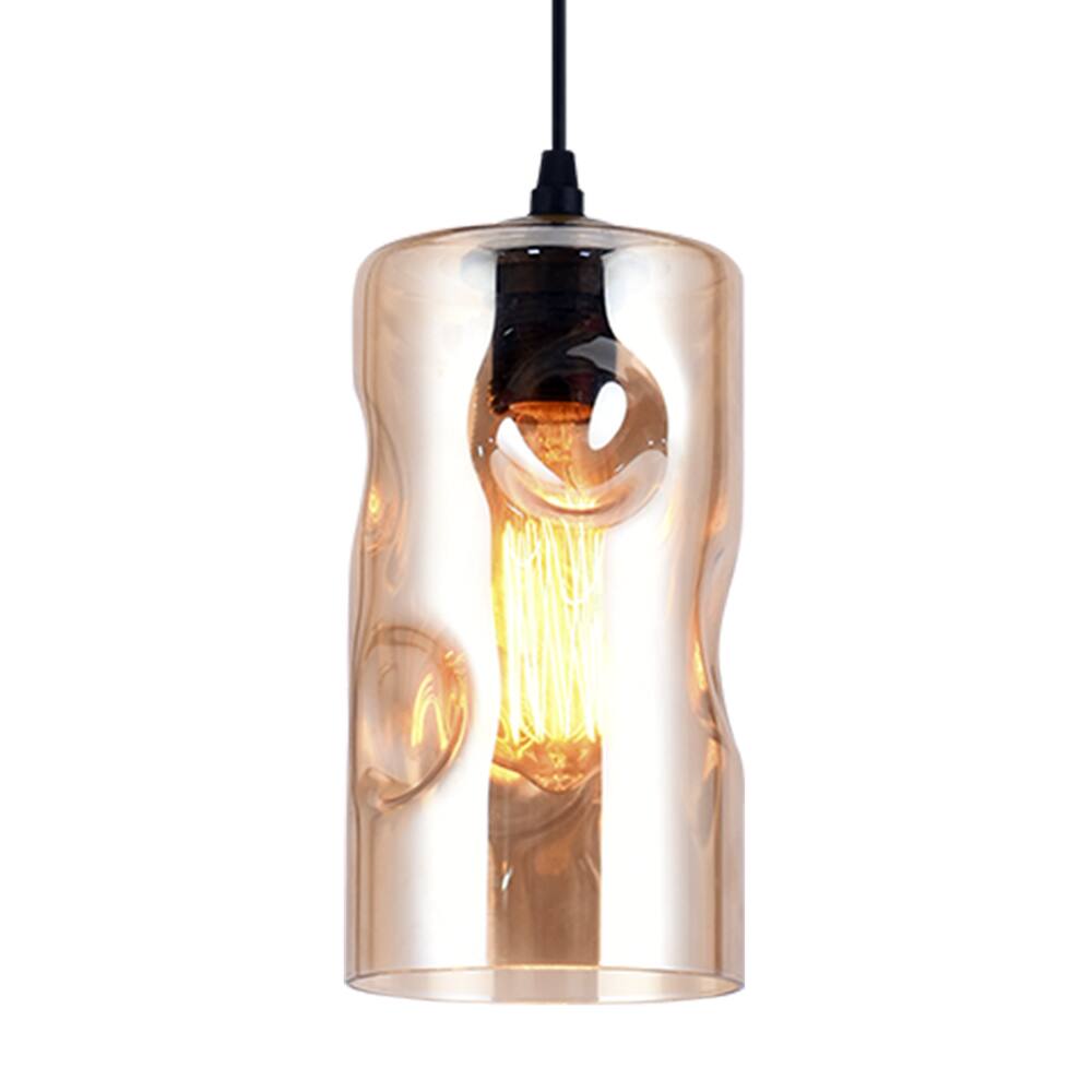 Lustre Pendente Taschibra Glade Âmbar E27 Bivolt