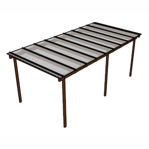 Cobertura Policarbonato Alveolar 6,00m x 3,00m - Cristal 6mm