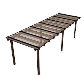 Cobertura Policarbonato Alveolar 6,00m x 2,00m - Cristal 4mm