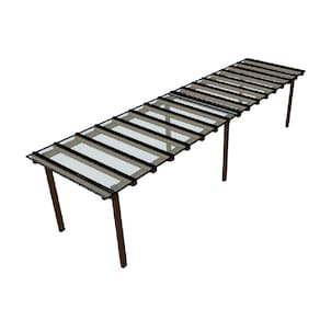Cobertura Policarbonato Alveolar 8,00m x 2,00m - Cristal 4mm