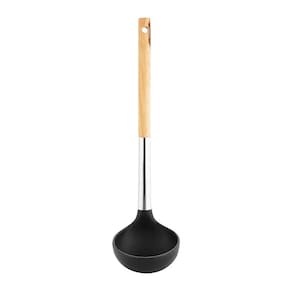 Concha Silicone em Aço Inox e madeira Preto CK4617PT - Clink
