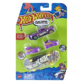 Hot Wheels Skate de Dedo Neon e Solid Muscle - Mattel