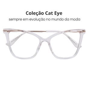 Armação de óculos Feminino Gatinho Cat Eye Especial 2023