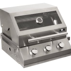 Churrasqueira a Gás para Embutir 3 Queimadores Gourmet Inox Mimo Style