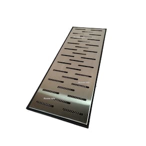 Ralo Quintal Inox modelo 20x50 Caixa Coletora Saída Para Baixo Tela Anti Insetos