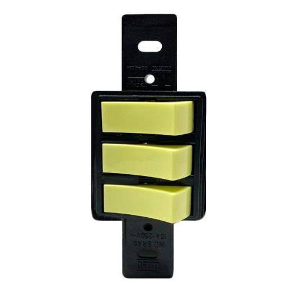 3 Interruptor Simples 10A 250V