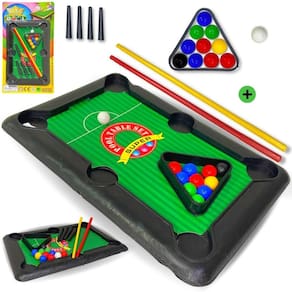 Mesinha de Sinuca Infantil Snooker Brilhar Com 02 Tacos - Sinuca